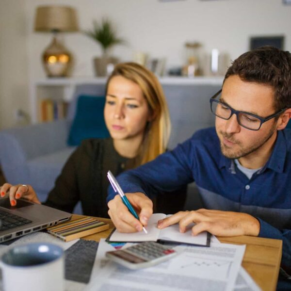 Two Millennials looking at how soon they can refinance their mortgage